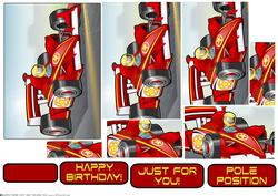 Formula 1 Racing Car Dude Pyramid