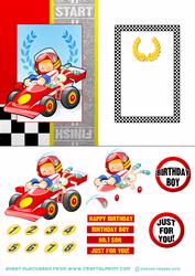 Red Racing Car