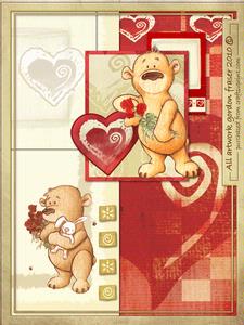 Hunni Bear Love Kit, 6 Sheets