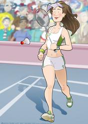Badminton Lady A4