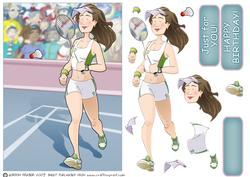 Badminton Lady