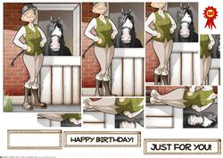 Horse Rider Lady Blond Pyramid