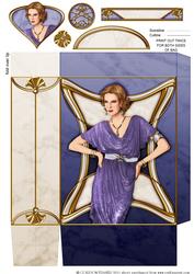Deco Lady Elise Purple Gift Mini Bag