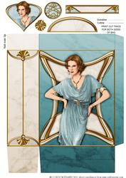 Deco Lady Elise Aqua Gift Mini Bag