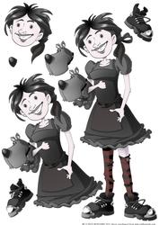 Goth Dot Decoupage Sheet