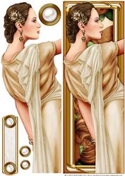 Art Deco Lady Pandore Dl (gold)