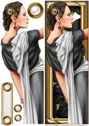 Art Deco Lady Pandore Dl (black)