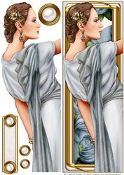 Art Deco Lady Pandore Dl (light Blue)