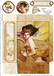 Fairy Acantha Gold Mini Gift Bag