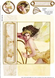 Fairy Acantha Yellow Mini Gift Bag