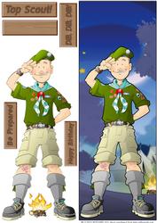 Cub/scout Dude Large Vertical Dl