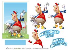 Golfing Golf Man