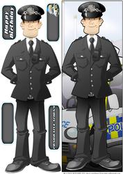 Police Officer Dude (passing Out Parade) Large Dl