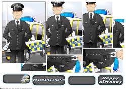 Police Officer Dude (passing Out Parade) Pyramid