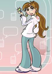 Teen Diva Text Queen A4