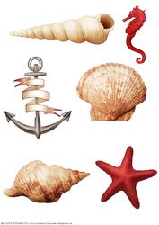 Seaside Embellishments (red)