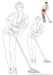 1950's Pin Up Girl Alice May Digi Print