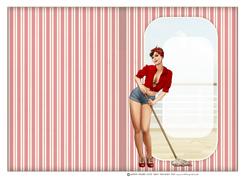1950's Pin Up Girl Alice May Mini Kit (red) Insert