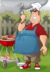 Barbeque Dude A4