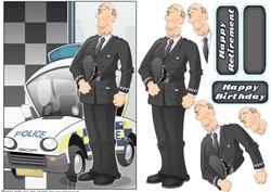 Policeman Retirement Dude