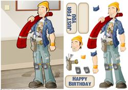 Carpet Fitter Dude