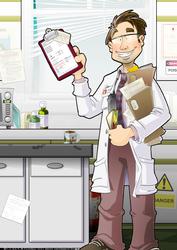 Lab Technician Dude A4