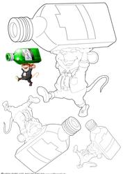 Gin Mouse! Digital Stamp