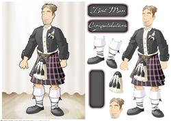 Kilt Dude (pink)