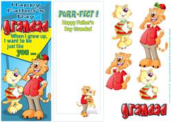 Fathers Day (grandad) Cats.