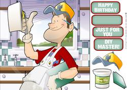 Kitchen Tiler DIY Dude 8x8 Quick Card