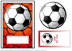 Quick Card Football Red.