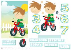 Biker Boy Quick Card.