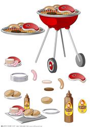 Barbeque Dude Bbq Equippment Decoupage