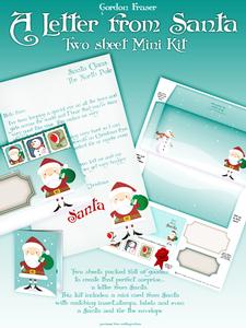 A Letter from Santa (unisex Nameless Blue)