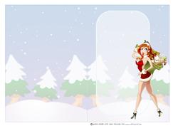 Sexy Mrs Santa Claus Insert