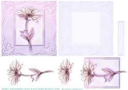 Calm Flower Quick Card.