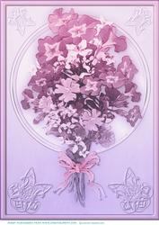 Lilac Flower Circle