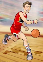 Basketball Dude A4