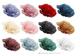 Hand Painted Rose Embellishments Medium
