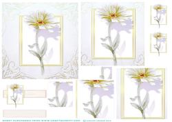Calm Flower White Pyramid.