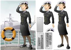 Navy Wren Lady