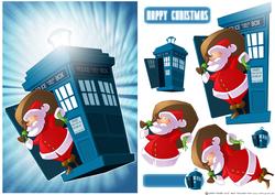 Santa Who? Deluxe Card Front