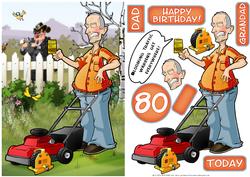 Lawn Mower Dude (80th)