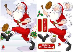 Rugby Santa Dude