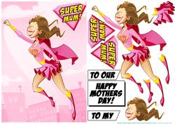 Supermum Mother's Day Pink.
