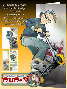 Scooter Dude Blue Edge Dl Mini Kit