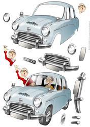 The Cars the Star! Decoupage Sheet