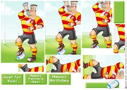 Rugby Dude Pyramid.