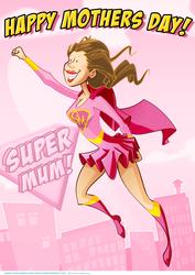 Supermum Pink A4.