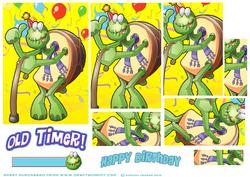 Happy Birthday Old Timer Pyramid.